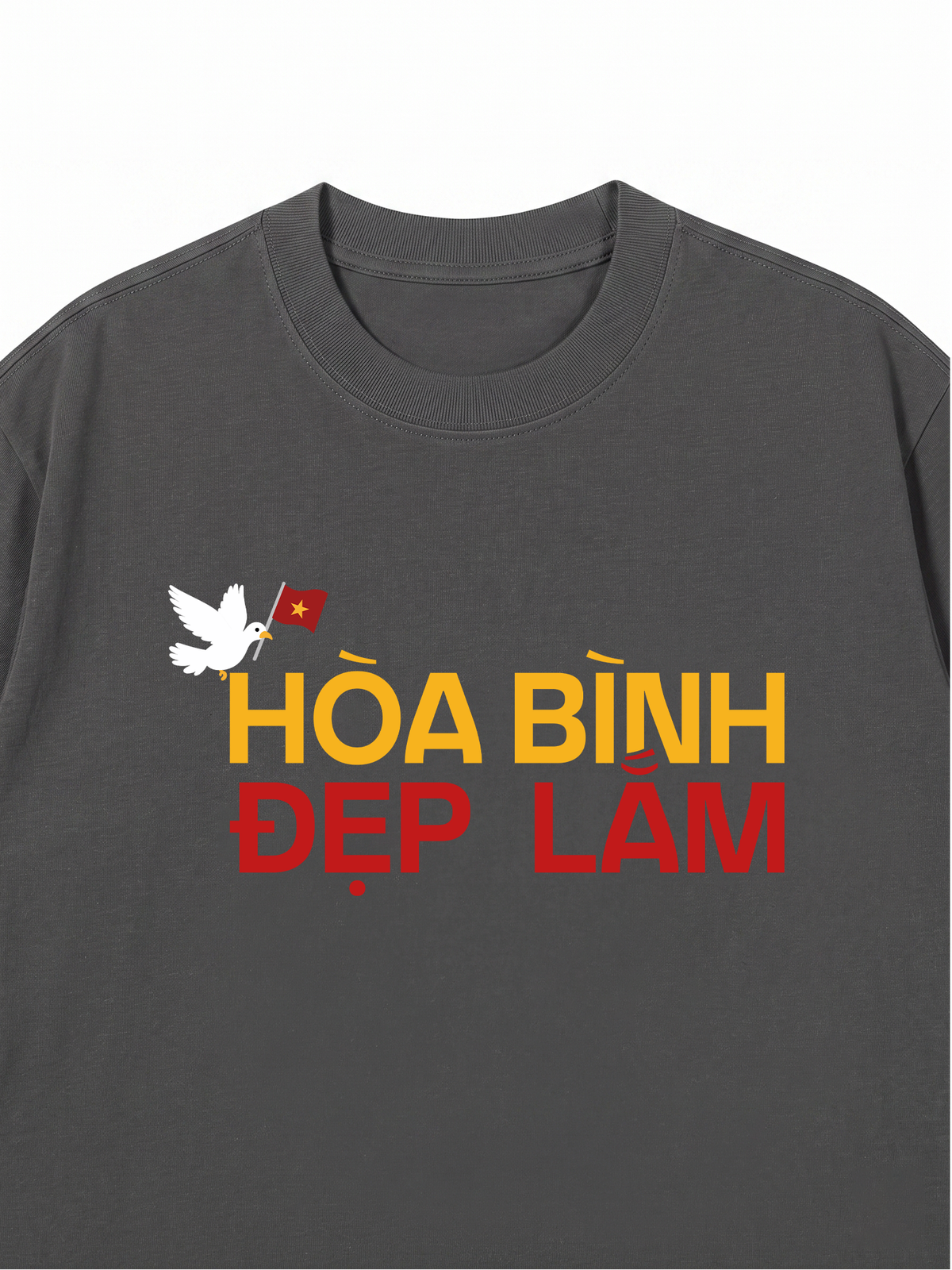 Áo Thun Relaxed Fit Hòa Bình Đẹp Lắm