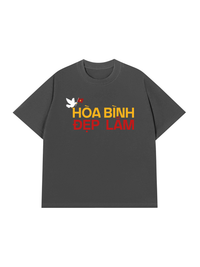 Áo Thun Relaxed Fit Hòa Bình Đẹp Lắm