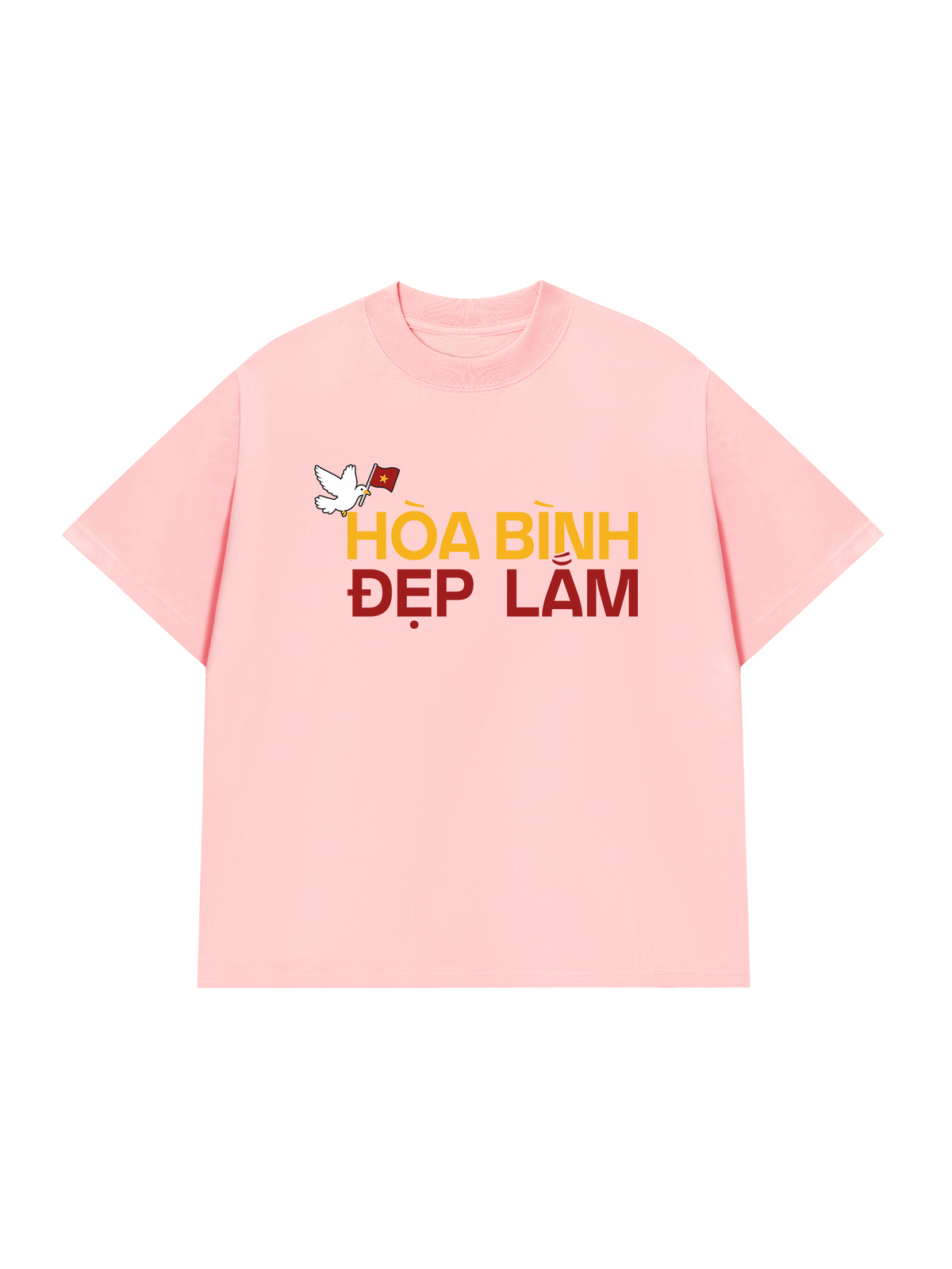 Áo Thun Relaxed Fit Hòa Bình Đẹp Lắm