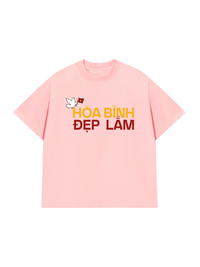 Áo Thun Relaxed Fit Hòa Bình Đẹp Lắm