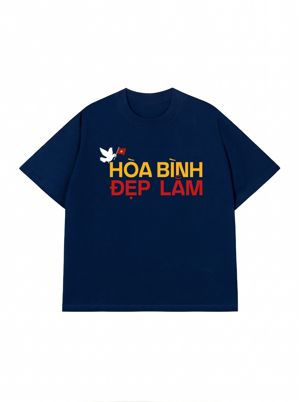Áo Thun Relaxed Fit Hòa Bình Đẹp Lắm