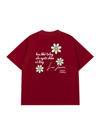 Áo Thun Relaxed Fit Hoa Khó Trồng