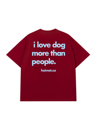 Áo Thun Relaxed Fit I Love Dog