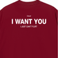 Áo Thun Relaxed Fit I Want You