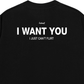 Áo Thun Relaxed Fit I Want You