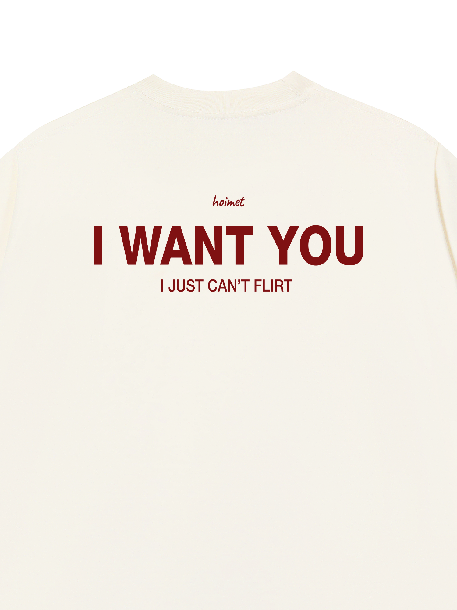 Áo Thun Relaxed Fit I Want You