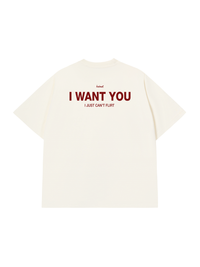 Áo Thun Relaxed Fit I Want You