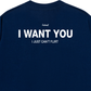 Áo Thun Relaxed Fit I Want You