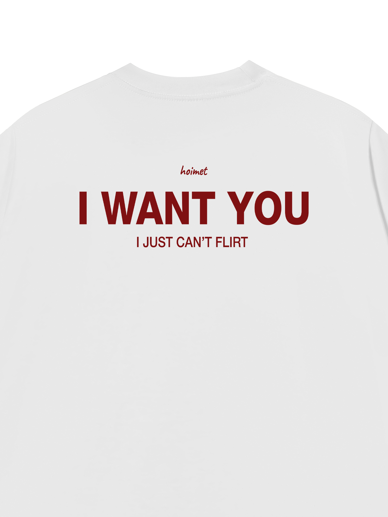 Áo Thun Relaxed Fit I Want You