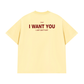 Áo Thun Relaxed Fit I Want You