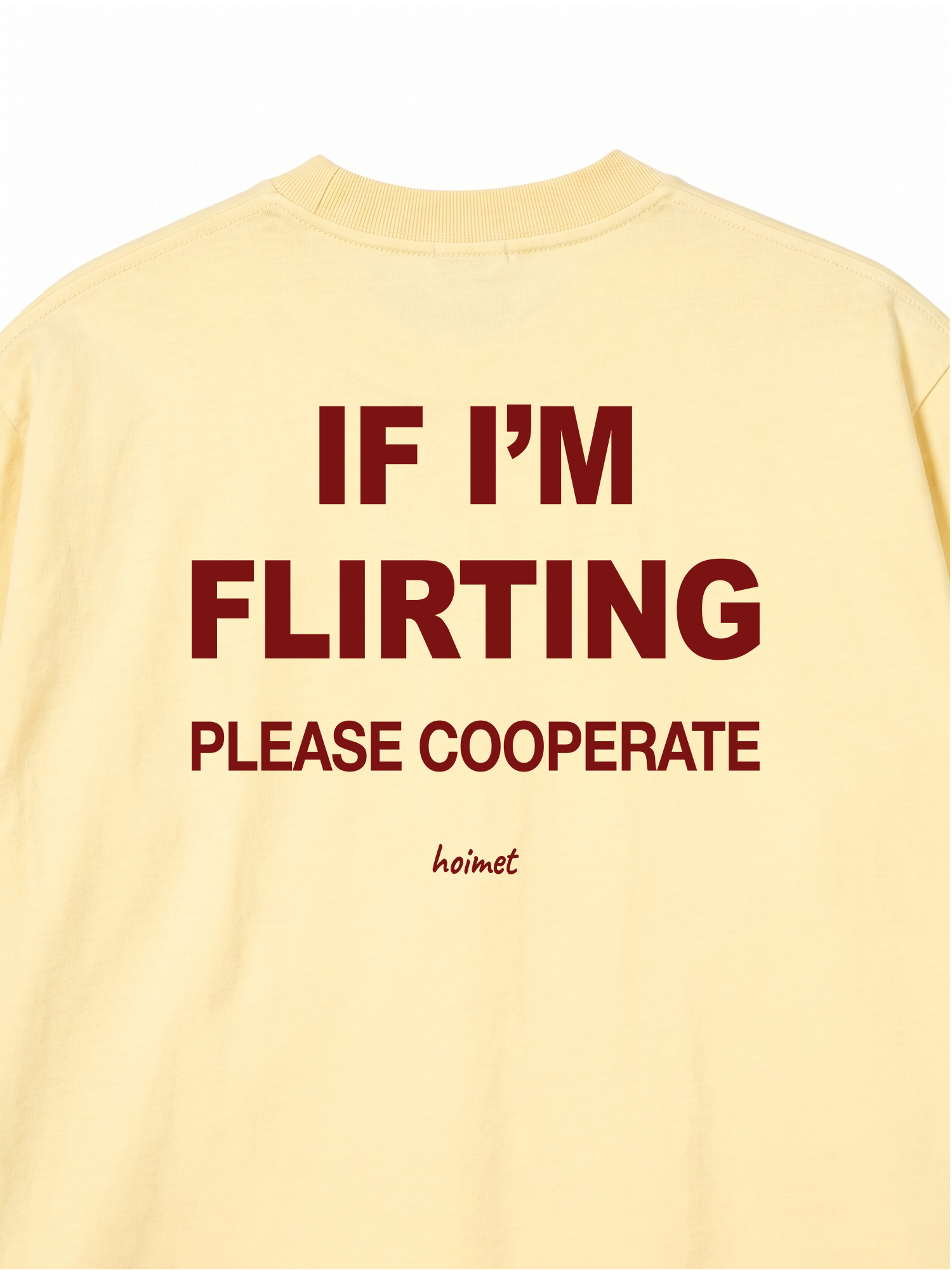 Áo Thun Relaxed Fit If Im Flirting Please Cooperate