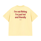 Áo Thun Relaxed Fit Im Not Flirting