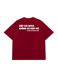 Áo Thun Relaxed Fit Insta Không Có Mập Mờ