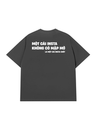 Áo Thun Relaxed Fit Insta Không Có Mập Mờ