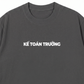 Áo Thun Relaxed Fit Kế Toán Trưởng