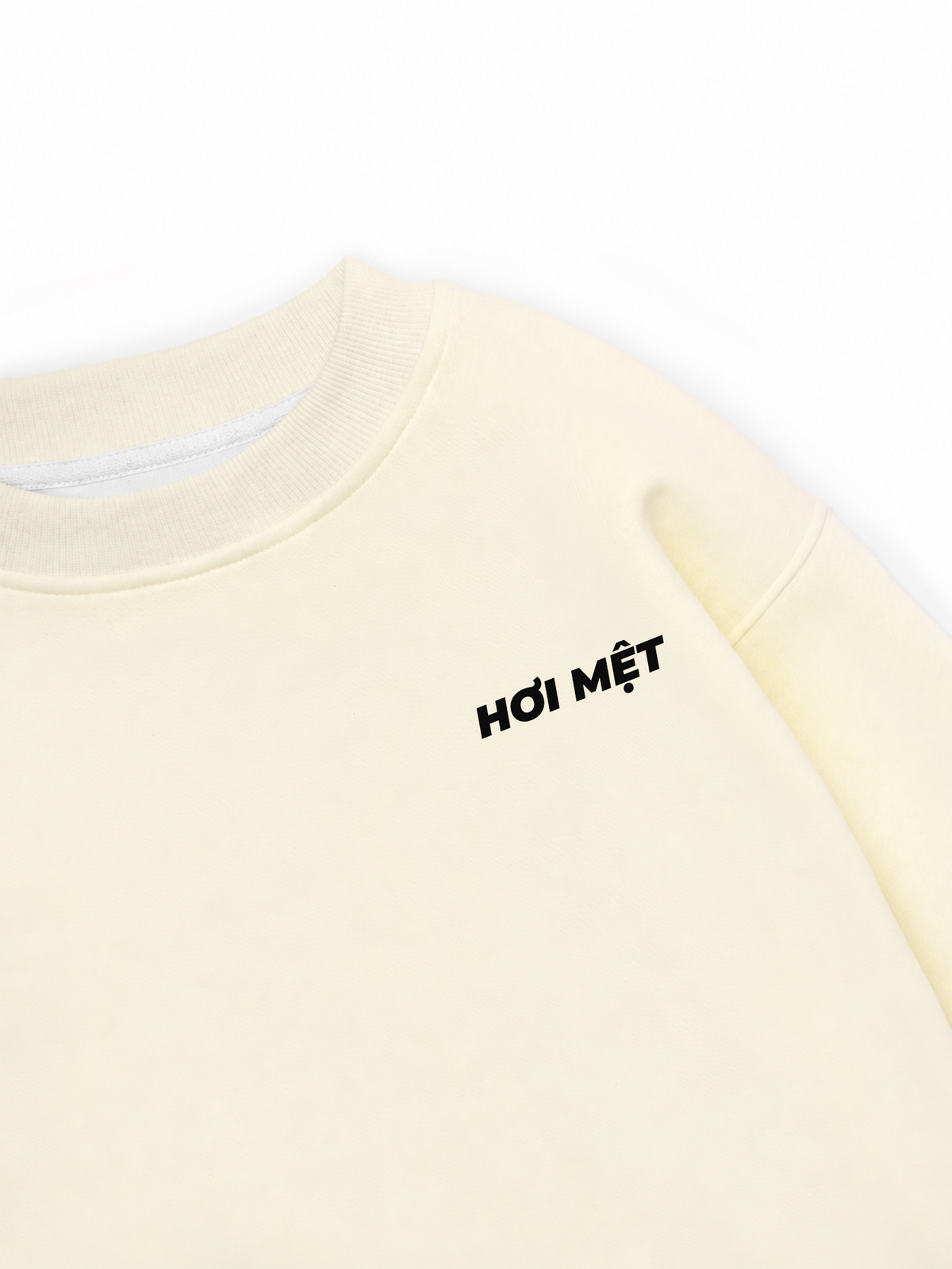 Áo Sweater Nỉ Hai Da Sống Nay Stress Mai