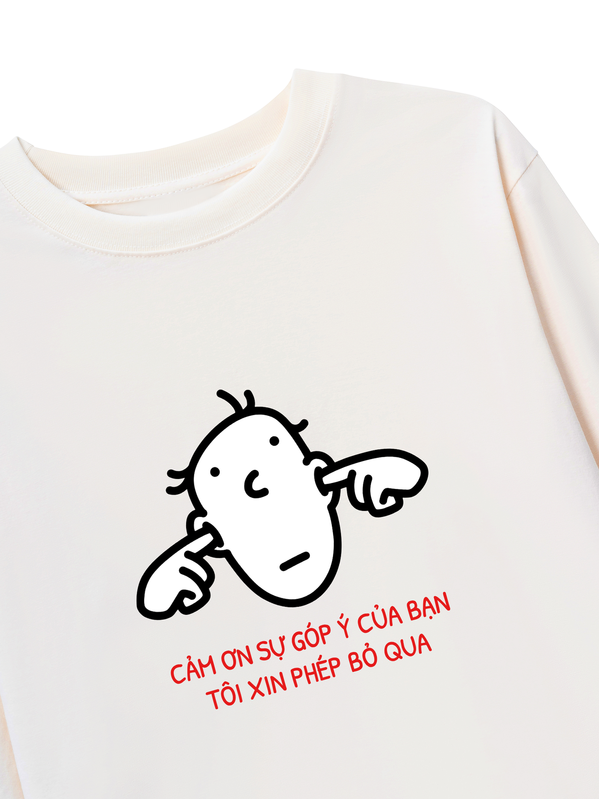 Áo Dài Tay Cảm Ơn Sự Góp Ý Của Bạn
