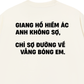 Áo Thun Relaxed Fit Sợ Vắng Bóng Em