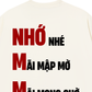 Áo Thun Relaxed Fit Nhớ MM