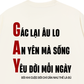 Áo Thun Relaxed Fit Gác Lại Âu Lo