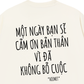 Áo Thun Relaxed Fit Cảm Ơn Bản Thân