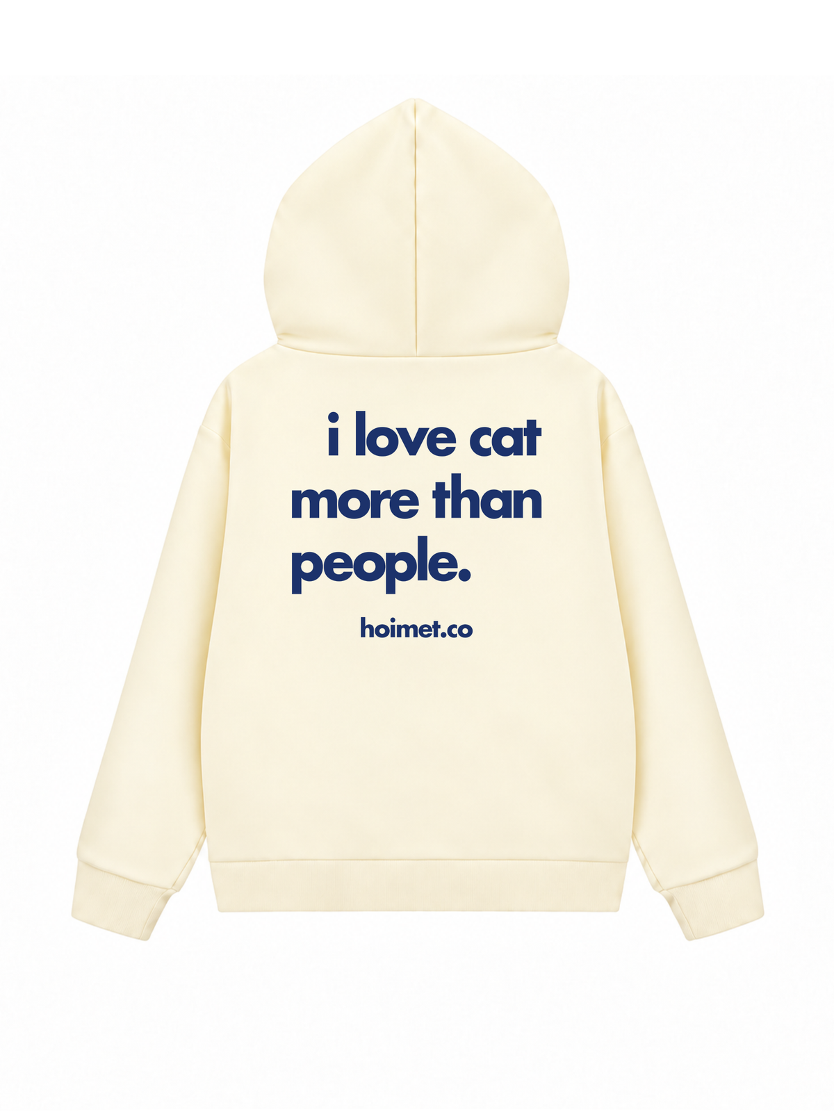 Áo Hoodie Zip Nỉ Hai Da I Love Cat