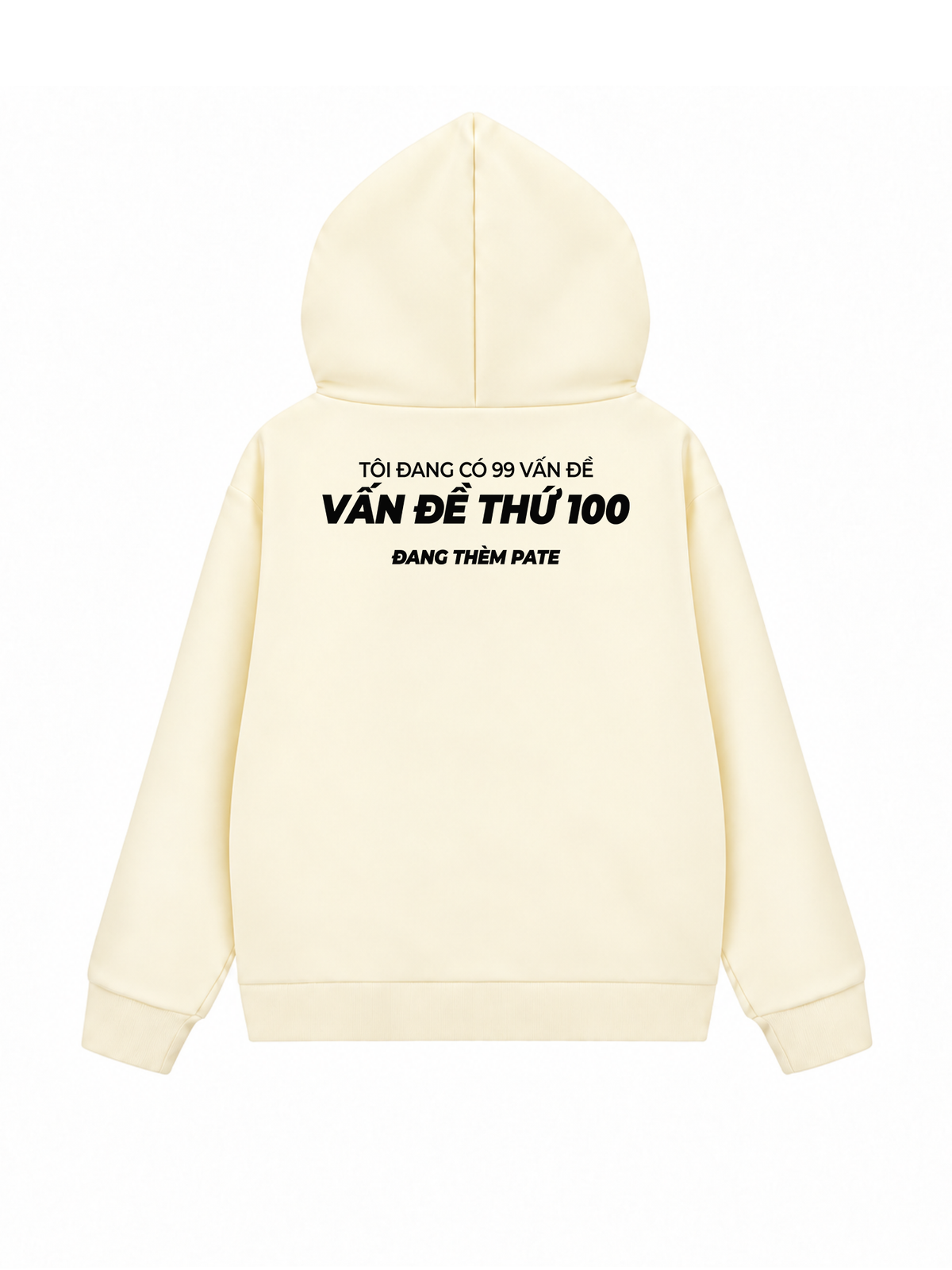 Áo Hoodie Zip Nỉ Hai Da Vấn Đề Thứ 100