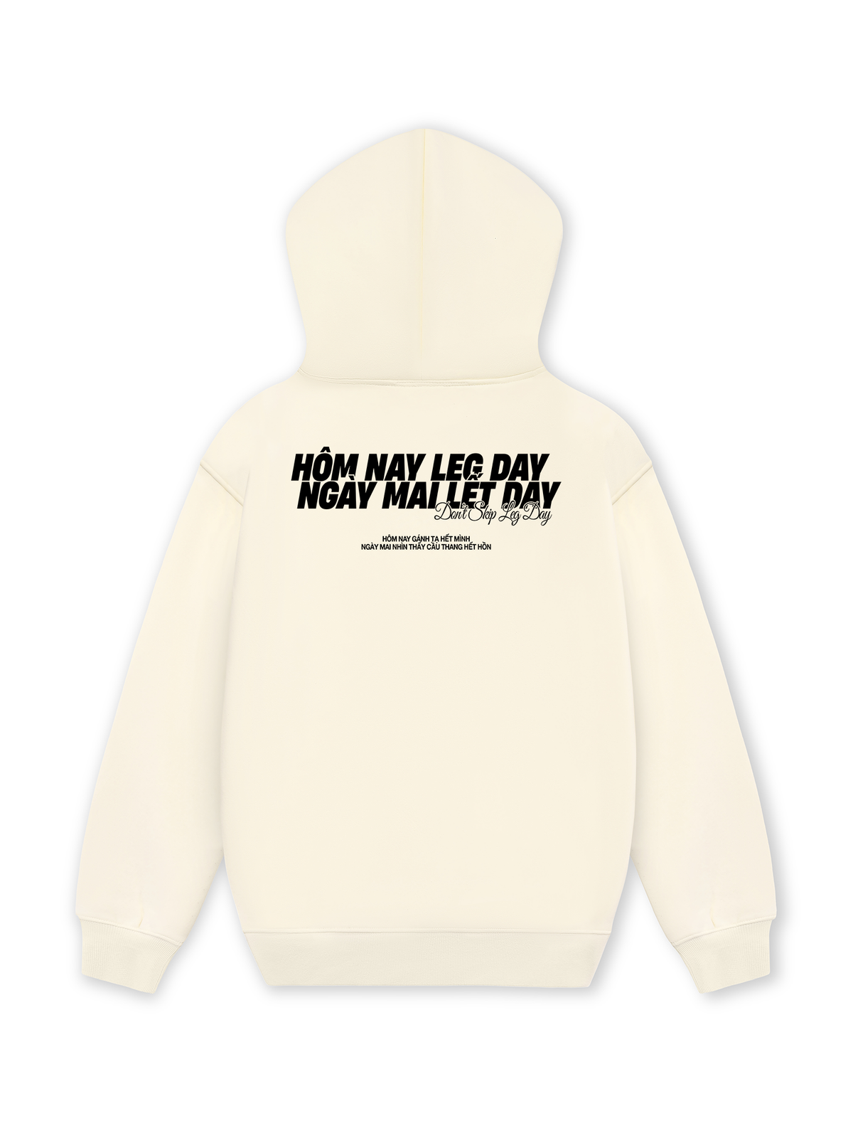 Áo Hoodie Nỉ Hai Da Lết Day
