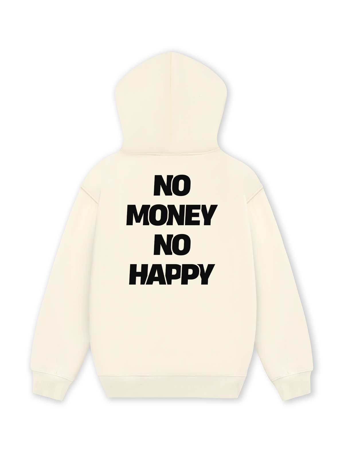 Áo Hoodie Nỉ Hai Da No Money No Happy