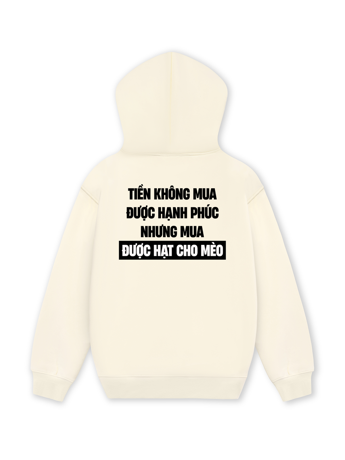 Áo Hoodie Nỉ Hai Da Tiền Mua Được Hạt Cho Mèo