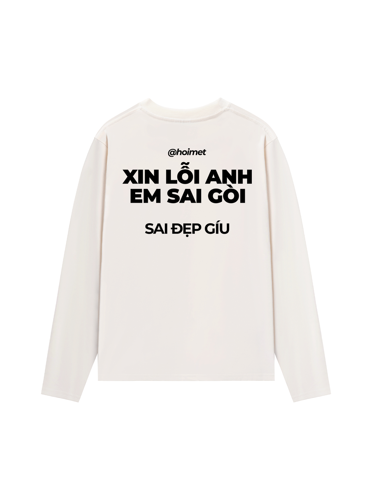 Áo Dài Tay Xin Lỗi Anh
