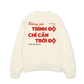 Áo Sweater Nỉ Hai Da Không Cần Trình Độ