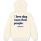 Áo Hoodie Nỉ Hai Da I Love Dog