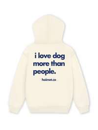 Áo Hoodie Nỉ Hai Da I Love Dog