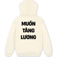 Áo Hoodie Nỉ Hai Da Muốn Tăng Lương