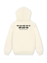 Áo Hoodie Nỉ Hai Da Chó Tôi Sống Tốt Đẹp Hơn