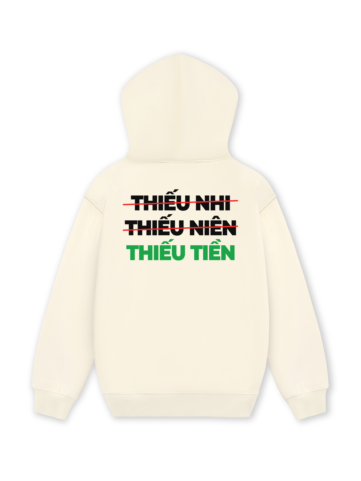 Áo Hoodie Nỉ Hai Da Thiếu Tiền