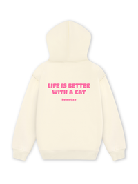 Áo Hoodie Nỉ Hai Da Life Is Better With A Cat