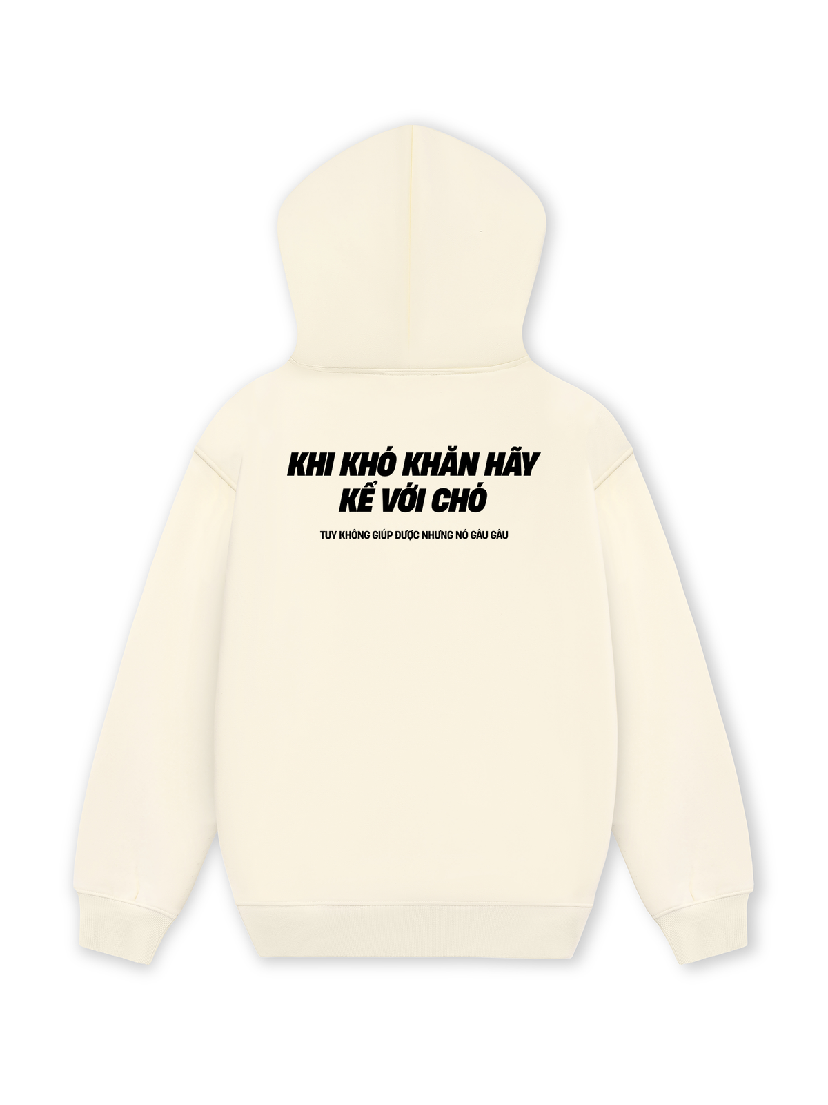 Áo Hoodie Nỉ Hai Da Khó Khăn Hãy Kể Với Chó