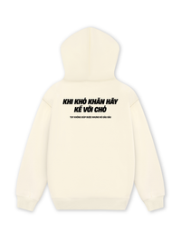 Áo Hoodie Nỉ Hai Da Khó Khăn Hãy Kể Với Chó