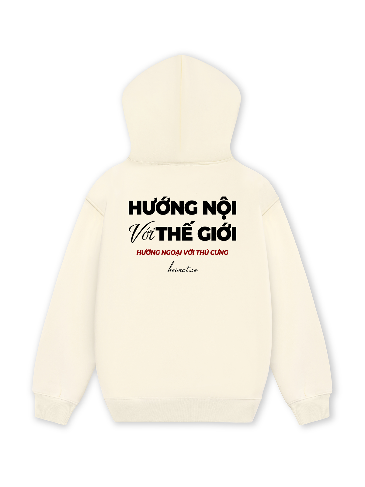 Áo Hoodie Nỉ Hai Da Hướng Ngoại Với Thú Cưng