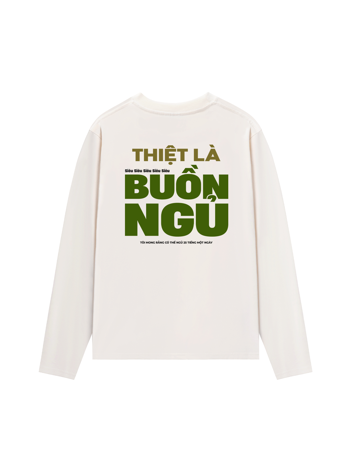 Áo Dài Tay Thiệt Là Buồn Ngủ