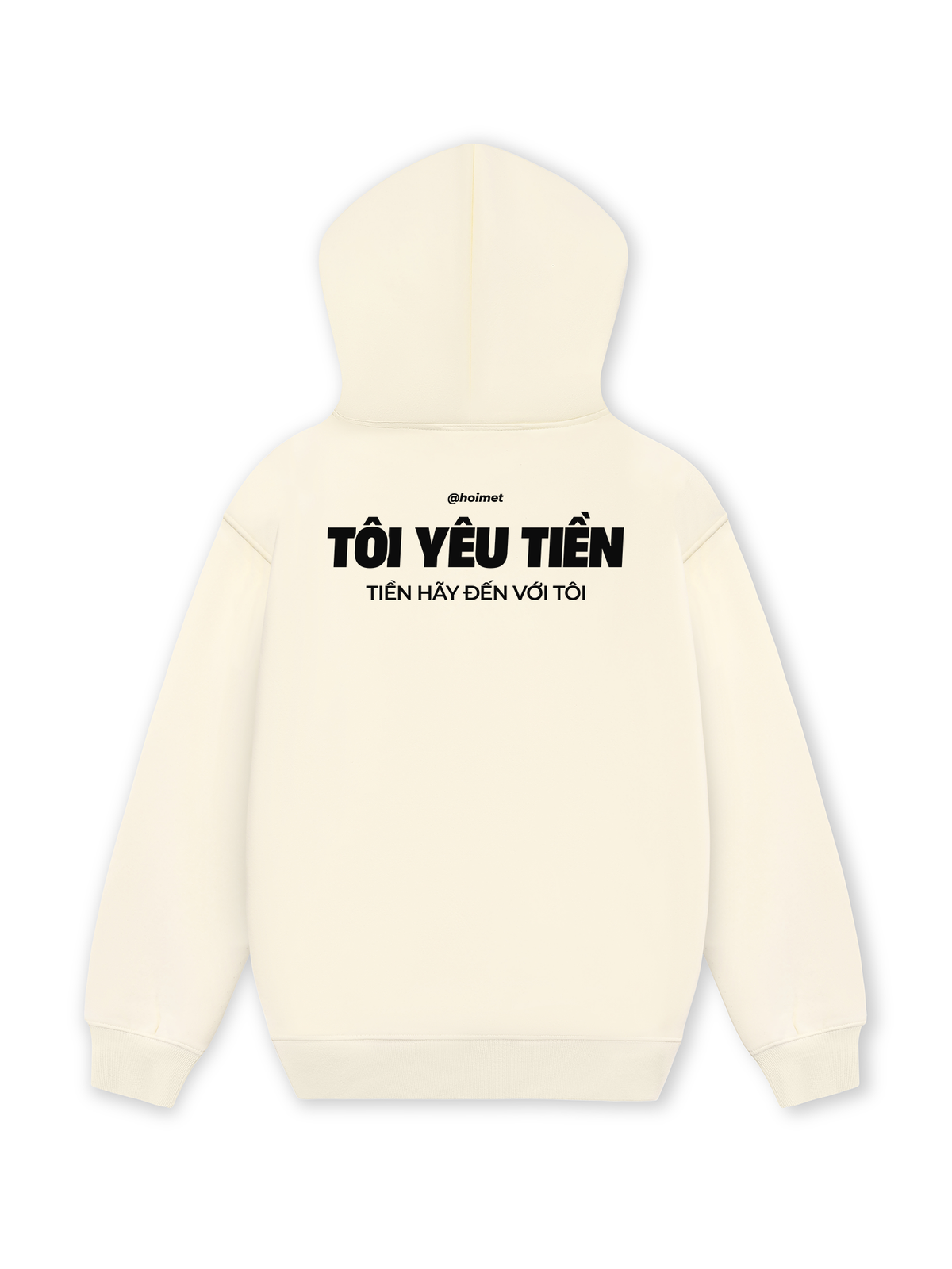 Áo Hoodie Nỉ Hai Da Tôi Yêu Tiền