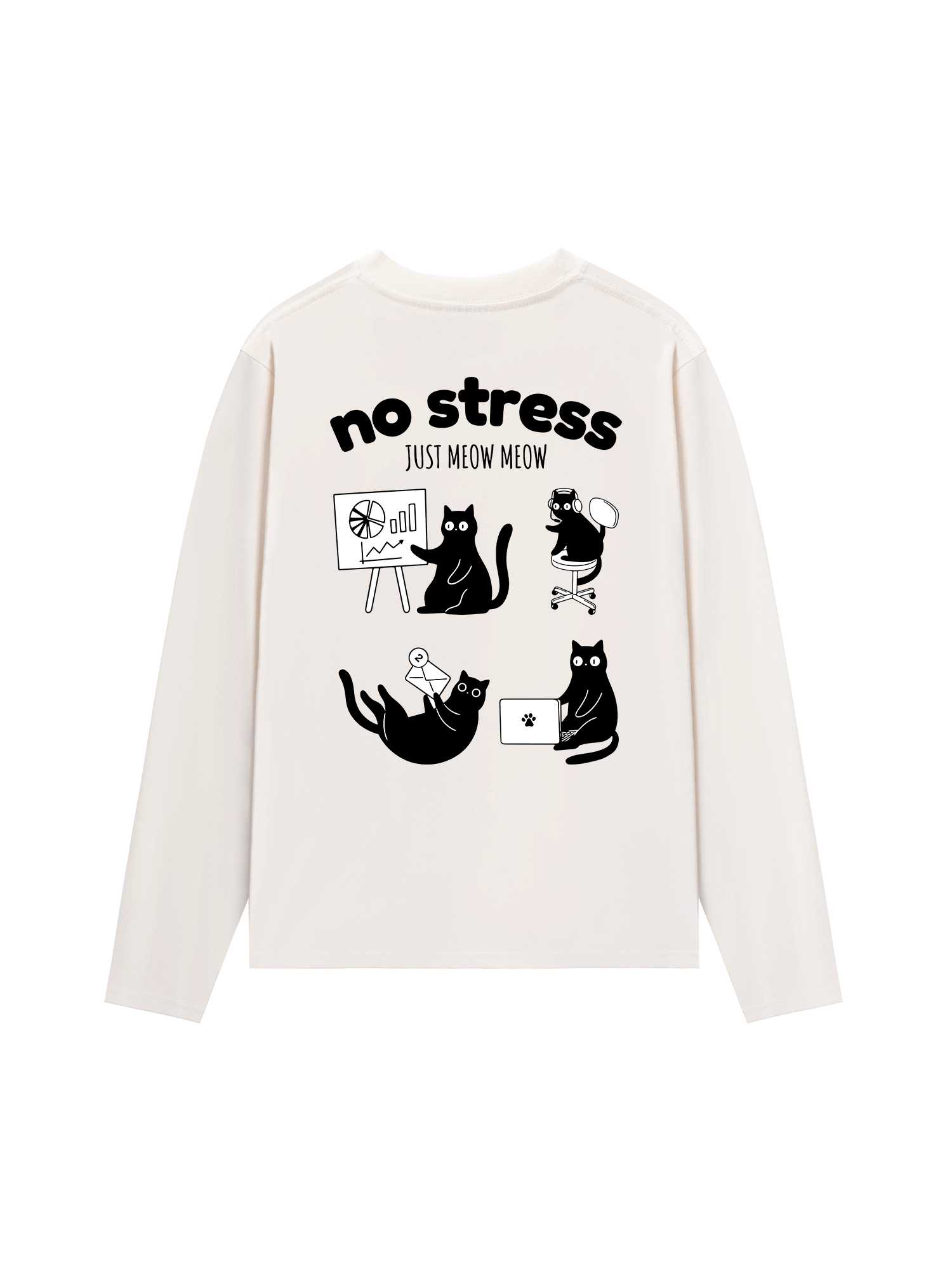 Áo Dài Tay No Stress