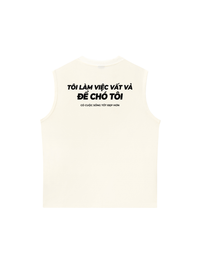Áo Ba Lỗ Relaxed Fit Chó Tôi Sống Tốt Đẹp Hơn