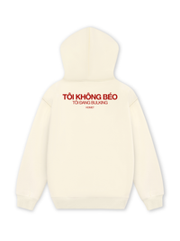 Áo Hoodie Nỉ Hai Da Tôi Không Béo
