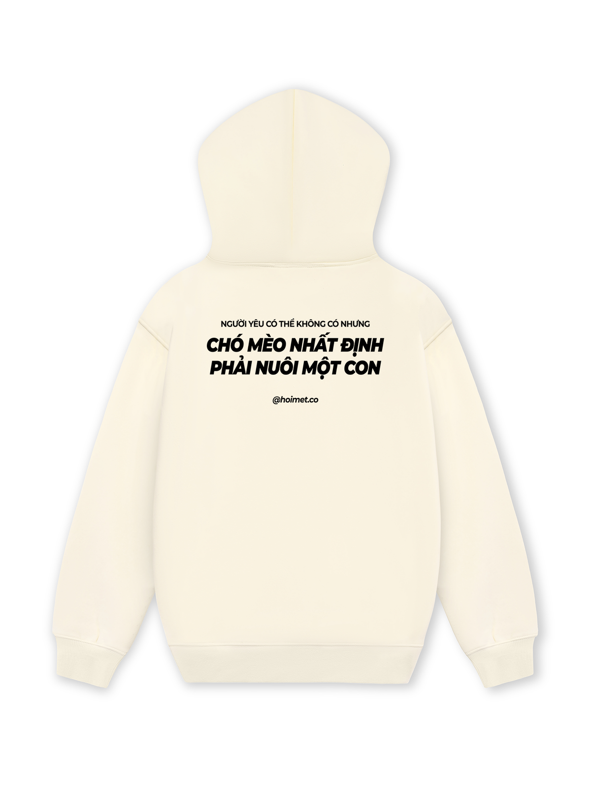Áo Hoodie Nỉ Hai Da Phải Nuôi Chó Mèo