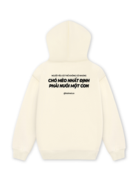 Áo Hoodie Nỉ Hai Da Phải Nuôi Chó Mèo