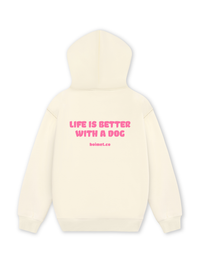 Áo Hoodie Nỉ Hai Da Life Is Better With A Dog