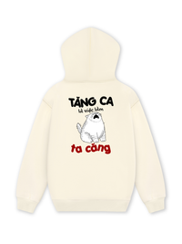 Áo Hoodie Nỉ Hai Da Tăng Ca